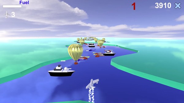 Screenshot z River Raid 3D