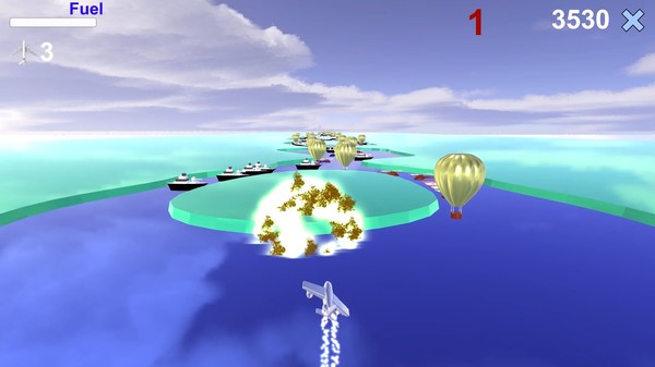 Screenshot z River Raid 3D