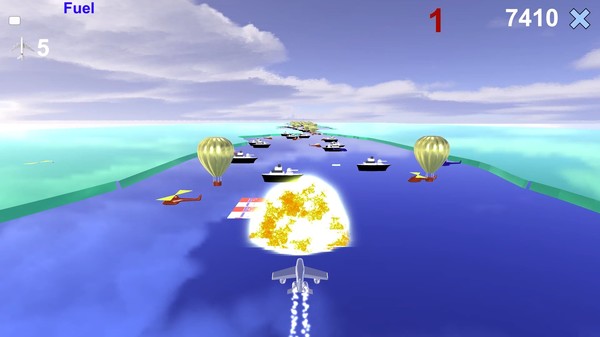 Screenshot z River Raid 3D