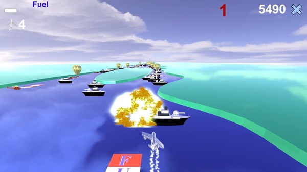 Screenshot z River Raid 3D