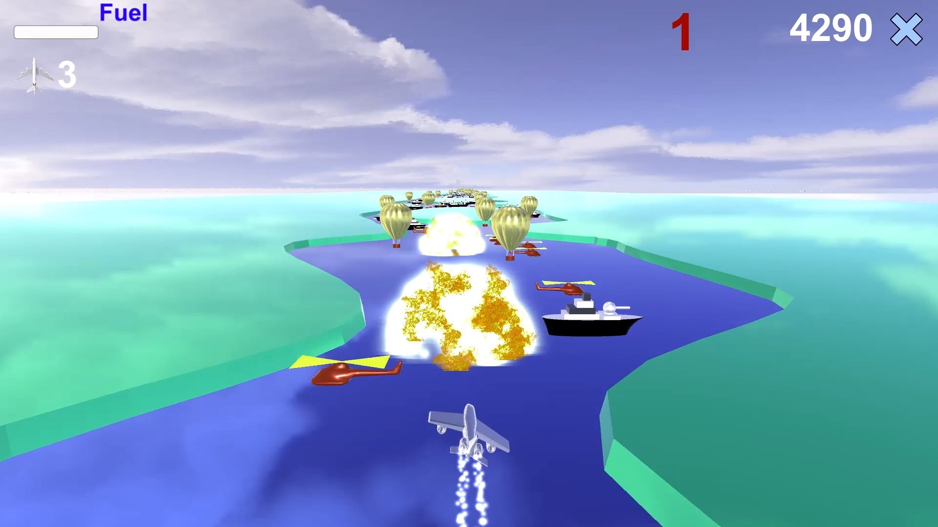 Купить River Raid 3D на PC для Steam дешево