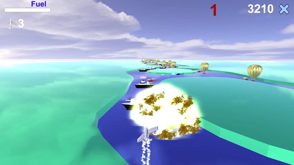 Screenshot z River Raid 3D