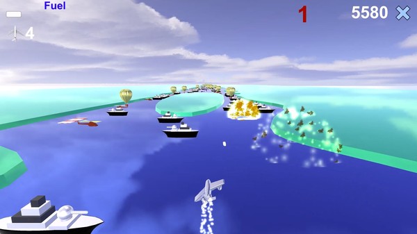 Screenshot z River Raid 3D