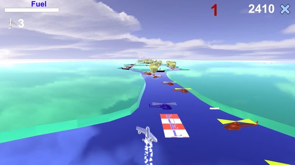 Screenshot z River Raid 3D