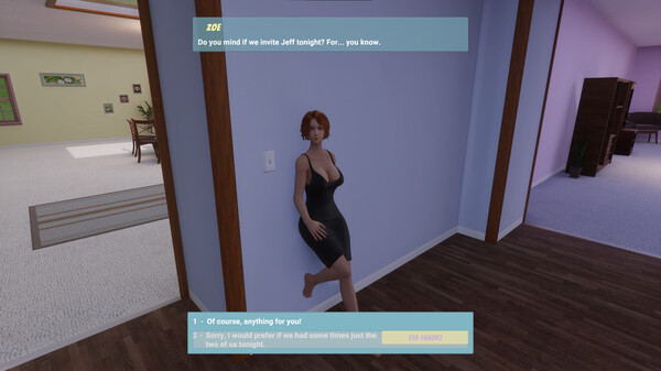 Screenshot 3 of Femdom Wife Game - Zoe - more gameplay footage