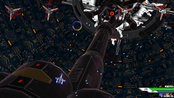 Screenshot of Dark Old Sun II: Unspace gameplay showing in-action mechanics