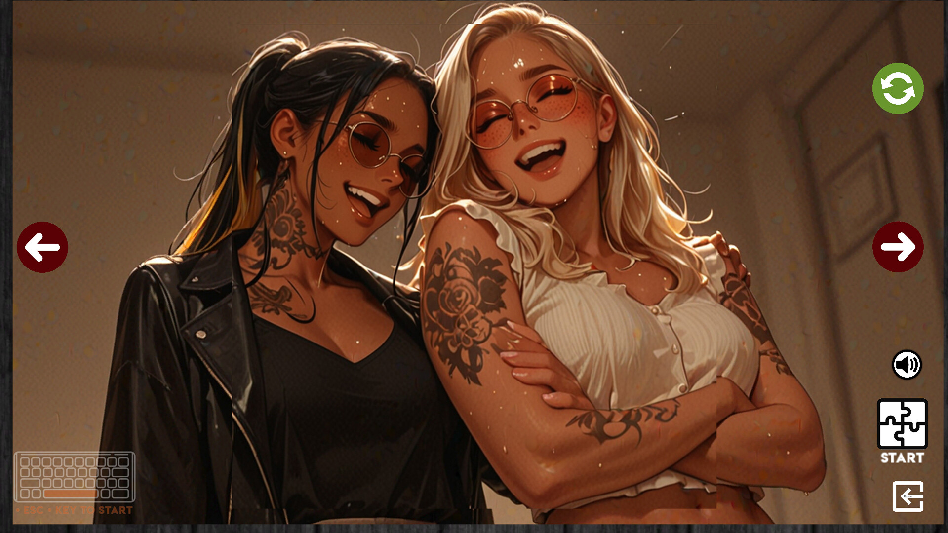 Two Hot Chicks: an Erotica Porn Space Orgy! scene