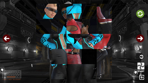 Screenshot z Two Hot Chicks: an Erotica Porn Space Orgy!