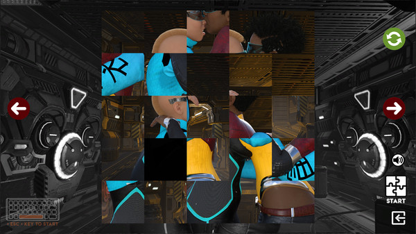 Screenshot z Two Hot Chicks: an Erotica Porn Space Orgy!