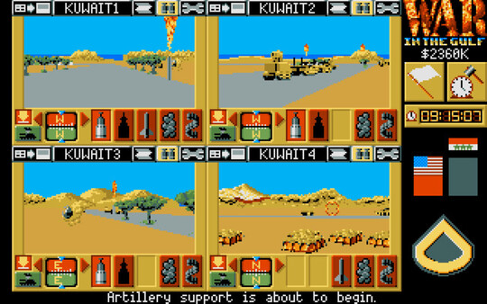 Скриншот из War in the Gulf