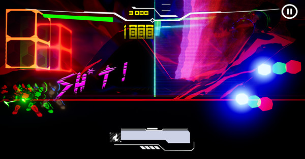 Screenshot z Turbo Light Rush