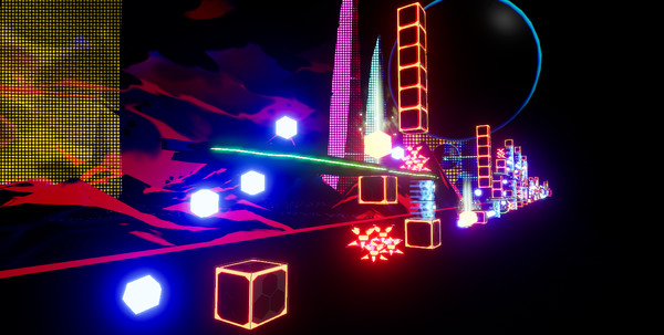 Screenshot z Turbo Light Rush