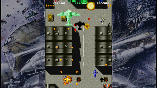 Screenshot z Twin Cobra