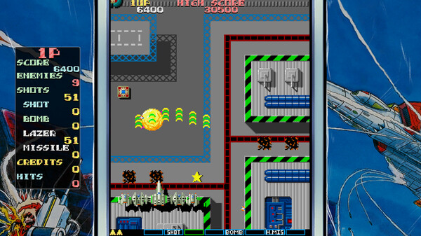 Screenshot z Slap Fight