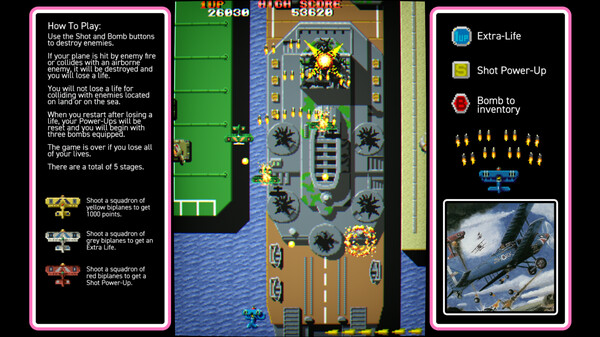 Screenshot z Flying Shark Screenshot z Flying Shark