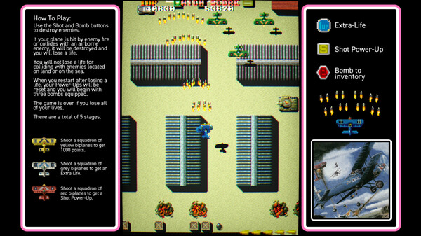 Screenshot z Flying Shark Screenshot z Flying Shark