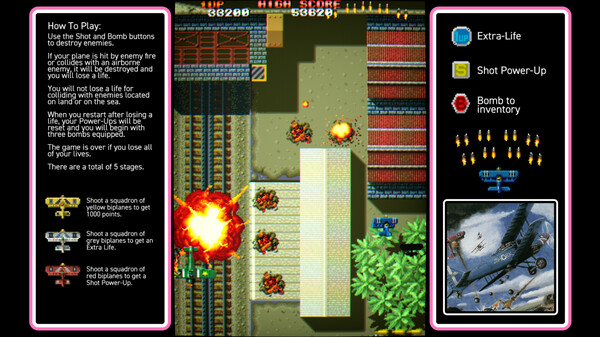 Screenshot z Flying Shark Screenshot z Flying Shark