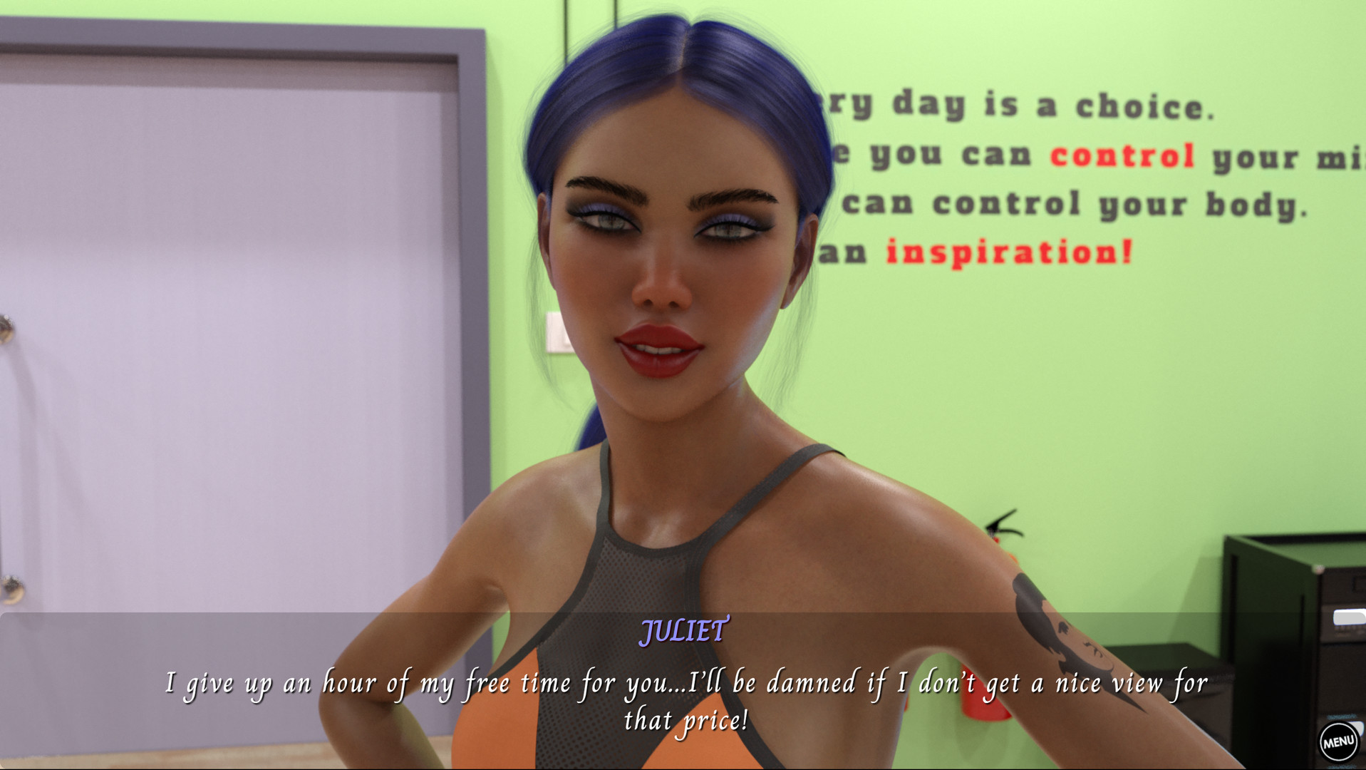 Futanari Sex - The Gym screenshot #2