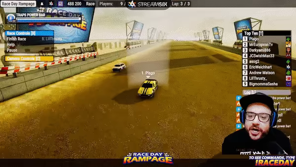 Race Day Rampage: Streamer Edition video 2