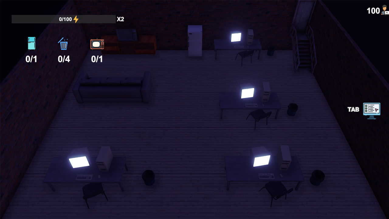 #3. Hacker life simulator (Steam) 由: DFRGAMES
