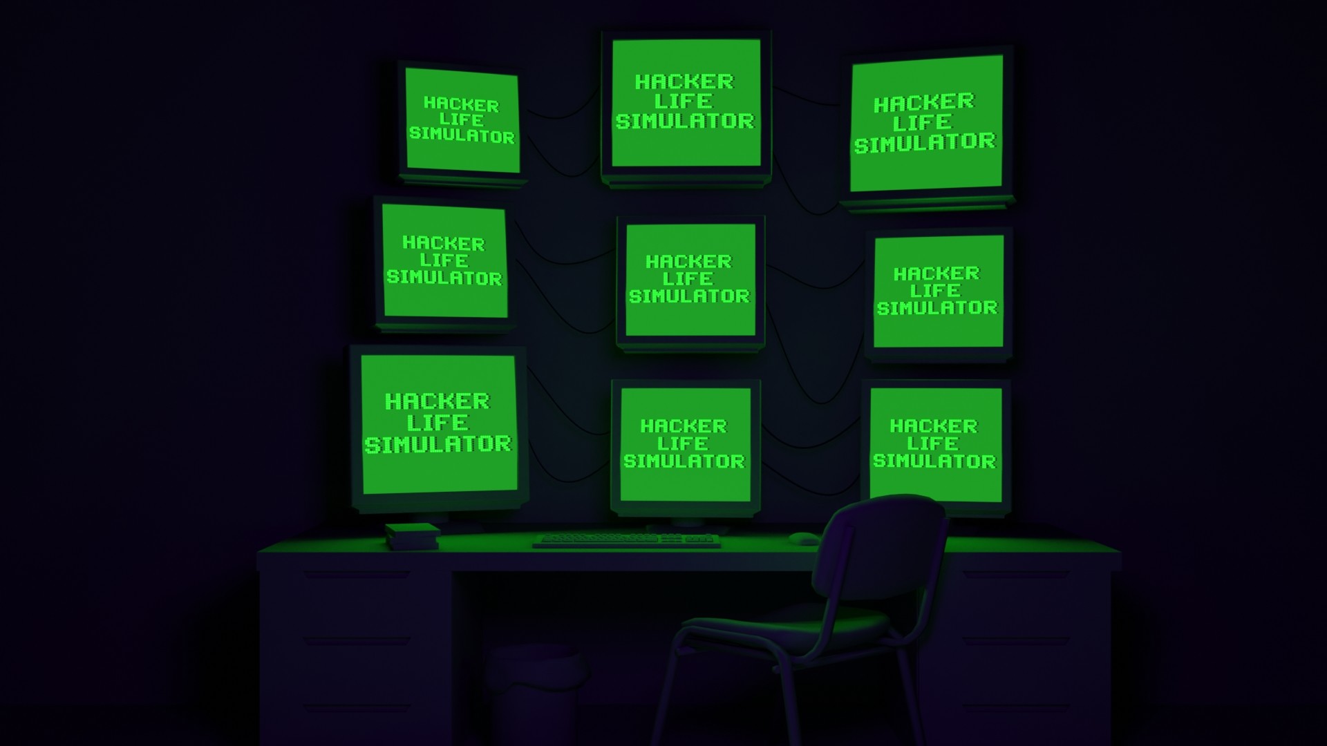 Hacker life simulator