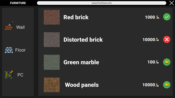 Screenshot z Hacker life simulator
