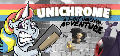 Unichrome: a 1-Bit Unicorn Adventure steam charts