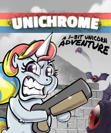 Unichrome: A 1-Bit Unicorn Adventure