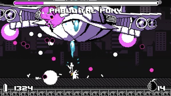 Unichrome: A 1-Bit Unicorn Adventure