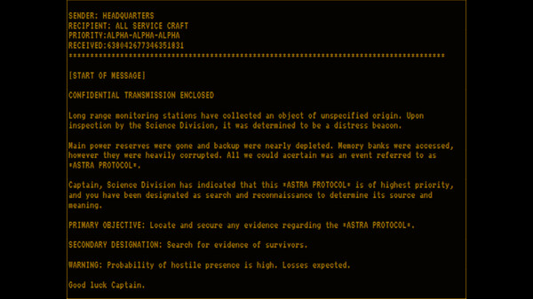 Screenshot z Astra Protocol 2