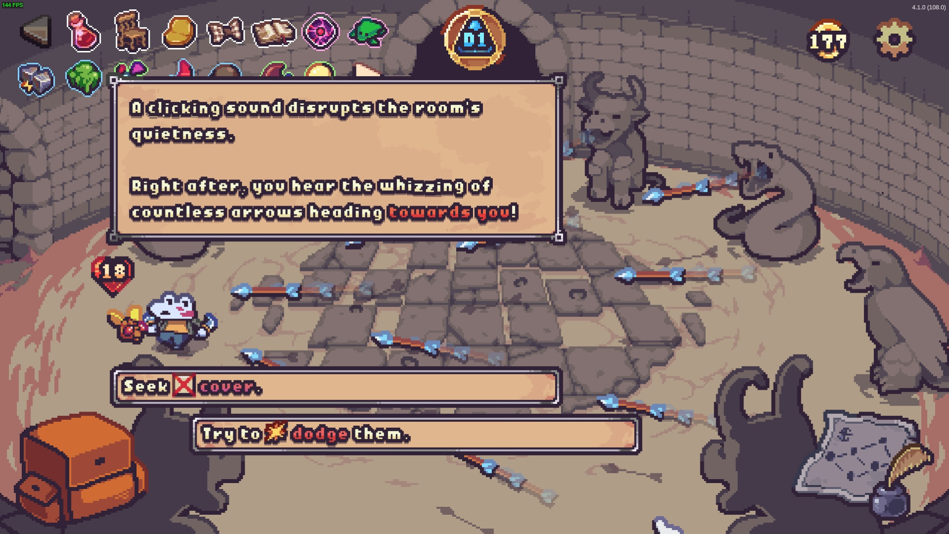Die in the Dungeon gameplay screenshot 6