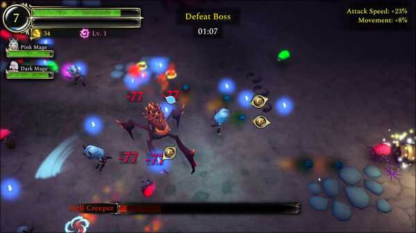 Screenshot of Valkyrie Champions gameplay showing in-action mechanics