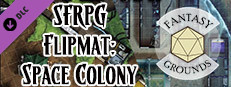 Fantasy Grounds - Starfinder RPG - FlipMat - Space Colony Small Capsule Image