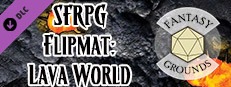 Fantasy Grounds - Starfinder RPG - FlipMat - Lava World Small Capsule Image