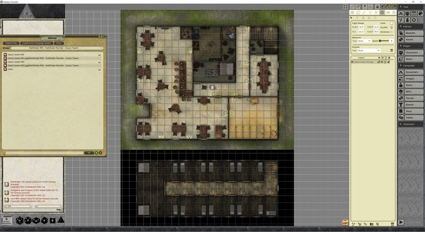 Fantasy Grounds - Pathfinder RPG - Pathfinder Flip-Map - Classic Tavern