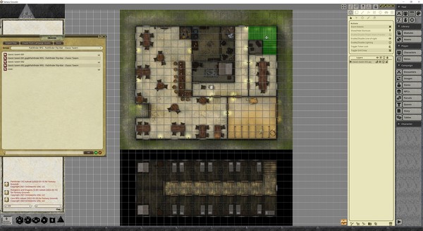 Fantasy Grounds - Pathfinder RPG - Pathfinder Flip-Map - Classic Tavern