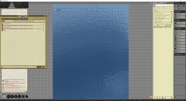 Fantasy Grounds - Pathfinder RPG - Pathfinder Flip-Map - Classic Ship