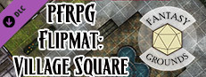 Fantasy Grounds - Pathfinder RPG - Pathfinder Flip-Map - Classic Village Square Small Capsule Image