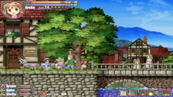 Screenshot z Fortune Summoners: Secret of the Elemental Stone