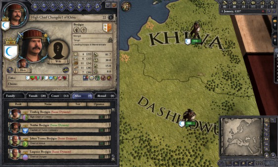 Crusader Kings II: Mongol Faces