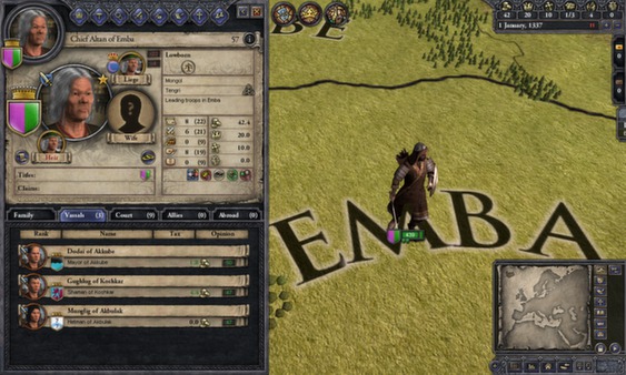 Crusader Kings II: Mongol Faces