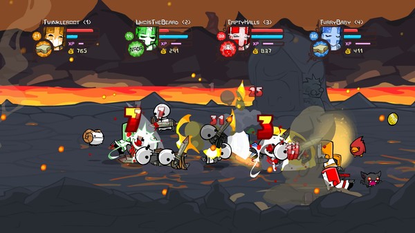 Screenshot z Castle Crashers