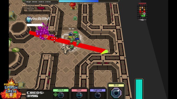 Screenshot z Pineapple Smash Crew