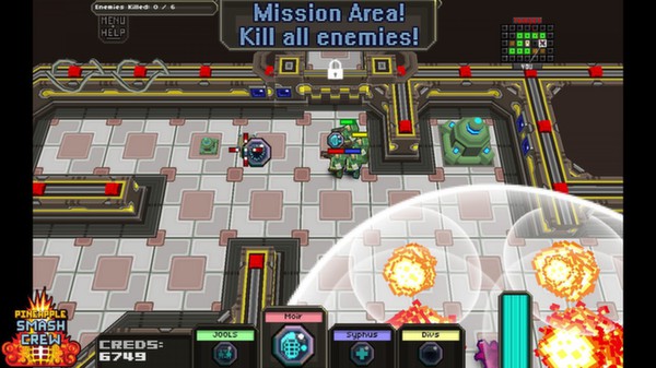 Screenshot z Pineapple Smash Crew