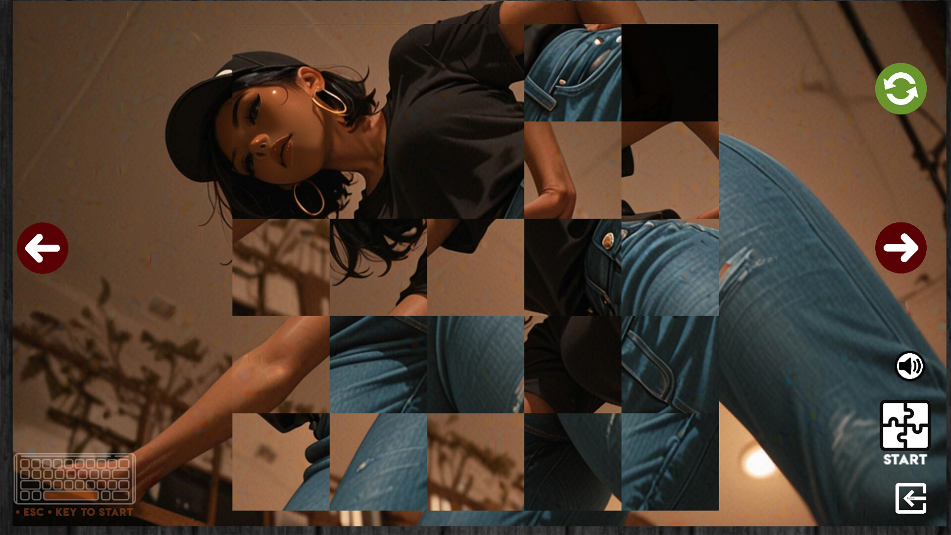 Jigsaw Pussy: Hardcore Explicit Sex scene