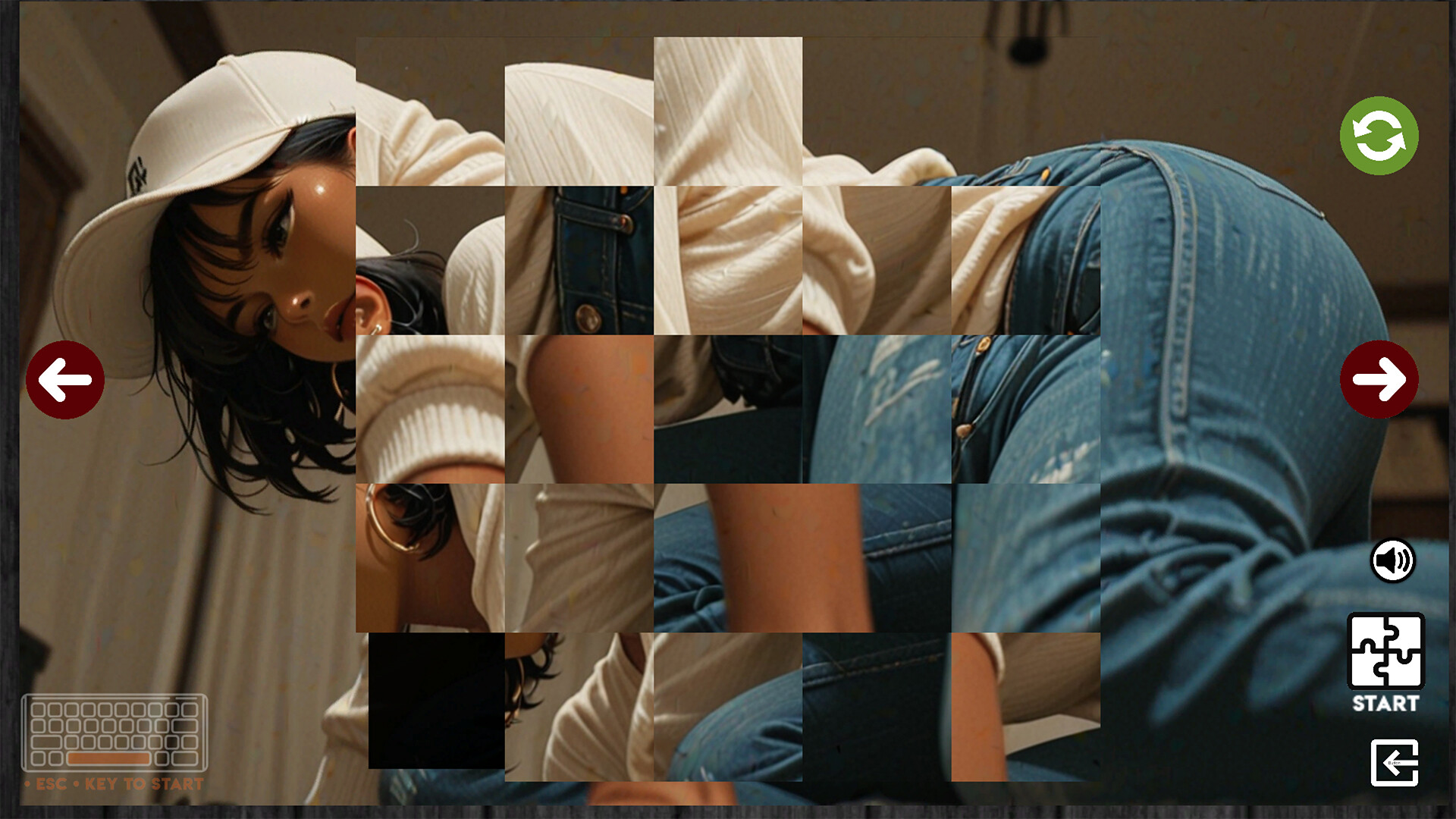 Jigsaw Pussy: Hardcore Explicit Sex scene