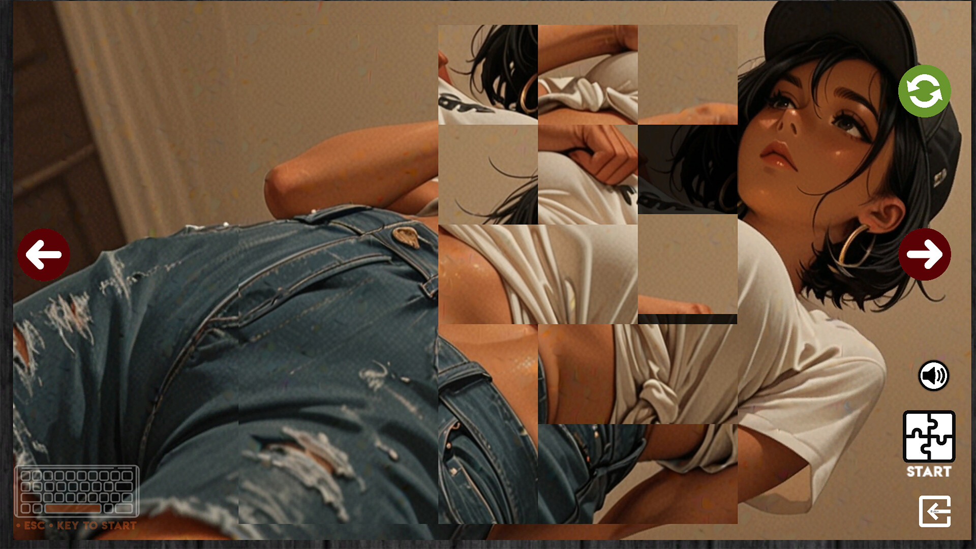 Jigsaw Pussy: Hardcore Explicit Sex scene