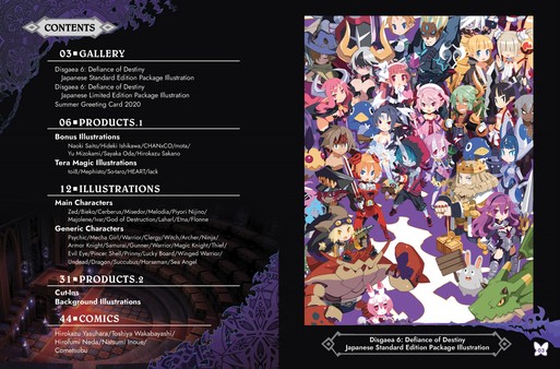 Disgaea 6 Complete - Digital Art Book