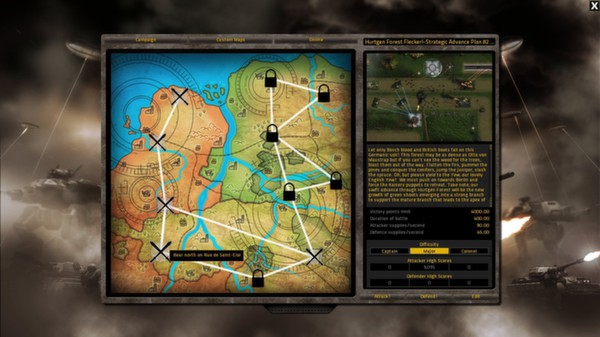 Screenshot z Gratuitous Tank Battles