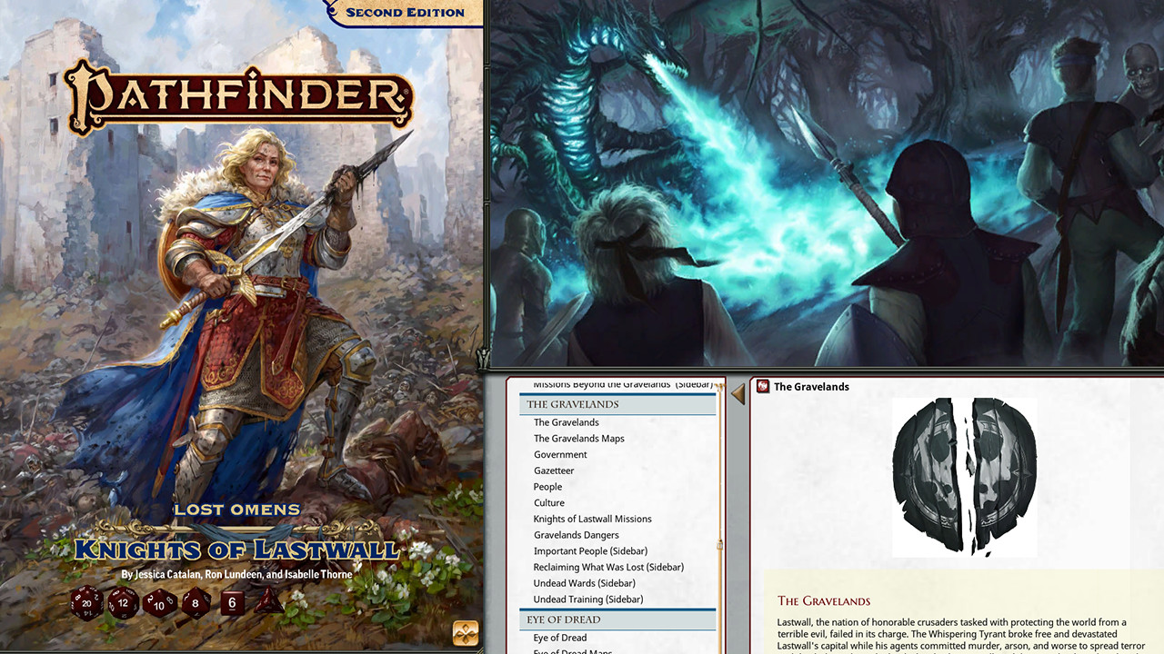 Fantasy Grounds - Pathfinder 2 RPG - Lost Omens: Knights of Lastwall screenshot 1